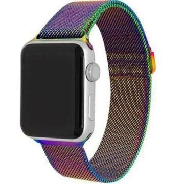 Ремешок для Apple Watch 40/38mm Milanese Loop Metal/Chameleon