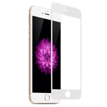 Защитное стекло 5D для iPhone 6/6S Black / White