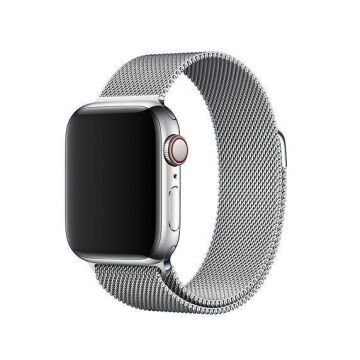 Ремешок для Apple Watch 44/42mm Milanese Loop Silver